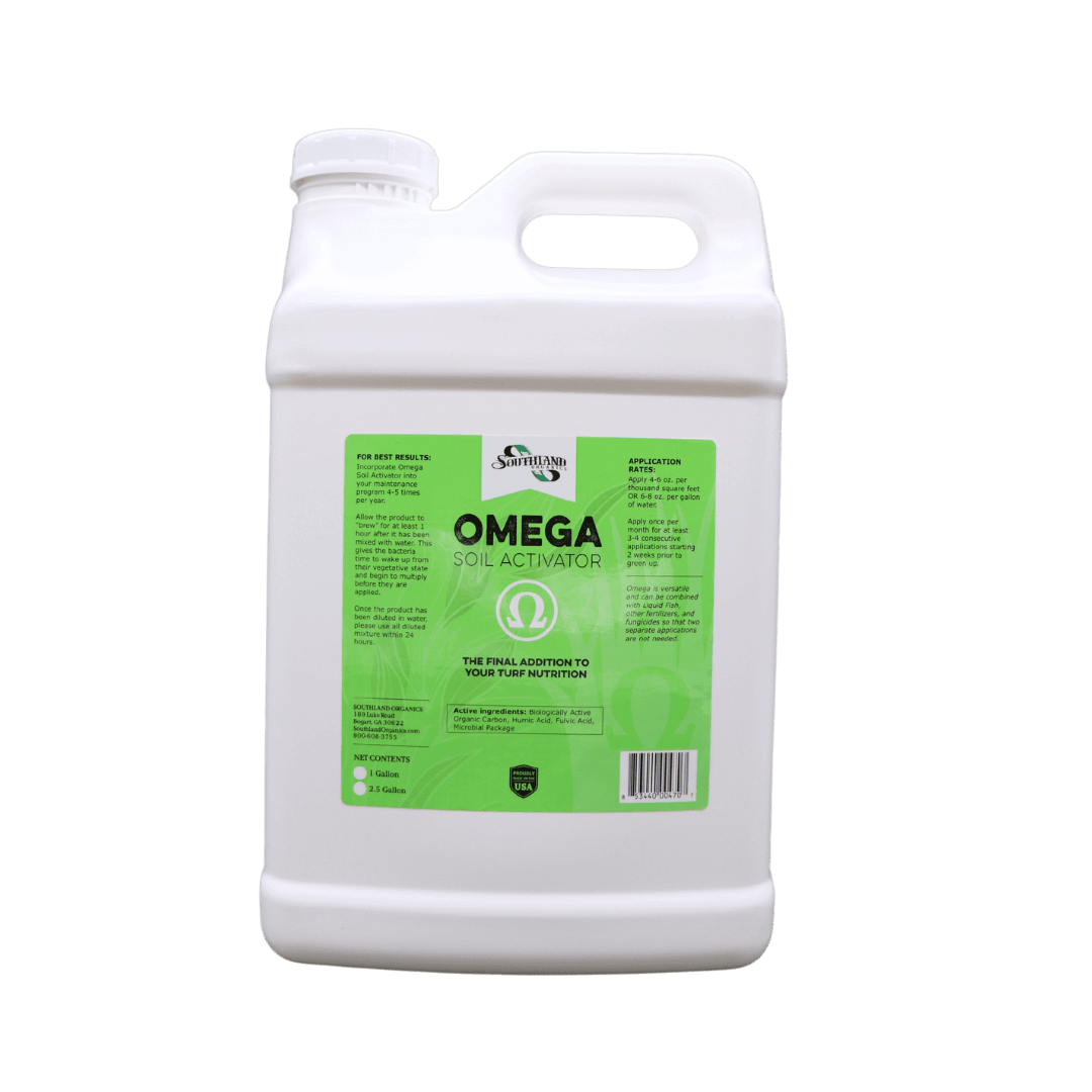 Soil Activator for Lawns with biologically active carbon for healthy turf.