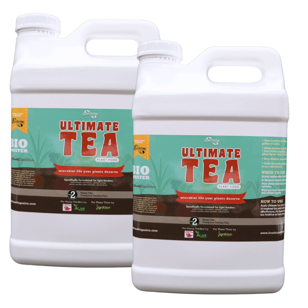 Ultimate Tea liquid plant food enhances nutrient uptake by plants.